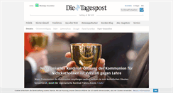 Desktop Screenshot of die-tagespost.de