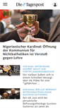 Mobile Screenshot of die-tagespost.de