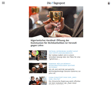 Tablet Screenshot of die-tagespost.de